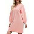 thumbnail image 5 of UVN Dresses for Women Long Sleeve V Neck Dress Fall Casual Midi Dress, 5 of 10