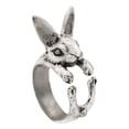 thumbnail image 2 of Anillos de apertura retro Yinane adorno de joyería de aleación para mujeres y niñas, 2 of 8