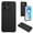 Black, variant on Shockproof Phone Case for Honor X8A Slim Protective Cover Purple