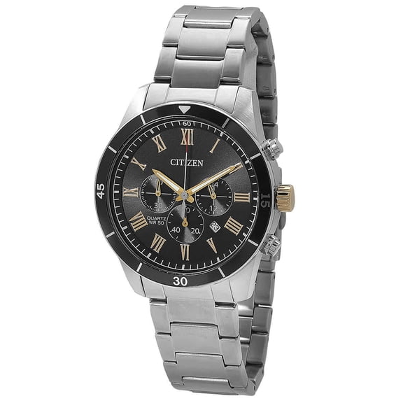 Citizen Chronograph Quartz Black Dial Men's Watch AN8168-51H