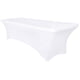 thumbnail image 1 of Cubierta de mesa elástica de spandex para mesas plegables estándar: protector de mantel rectangular universal para bodas, banquetes y fiestas (3 tamaños, 4 colores), 1 of 4