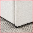 thumbnail image 2 of Queen Size Ivory Boucle Upholstered Platform Storage Bed with Patented 2 Drawers - No Box Spring Needed, 2 of 21