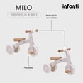thumbnail image 4 of Triciclo 3 En 1 Milo Manubrio Reversible Y Ruedas Ajustables, 4 of 5