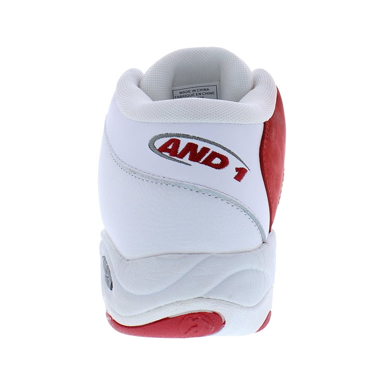 AND1 Tai Chi LX Mens Shoes Size 9, Color: White/Red/Yellow