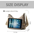 thumbnail image 2 of Crossbody Purse Bag Fabric Nylon Multi Pocket Tote Ladies Messenger Handbag, 2 of 2