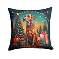 thumbnail image 6 of White Toy Poodle Christmas Fabric Decorative Pillow 14 in x 14 in, 6 of 43