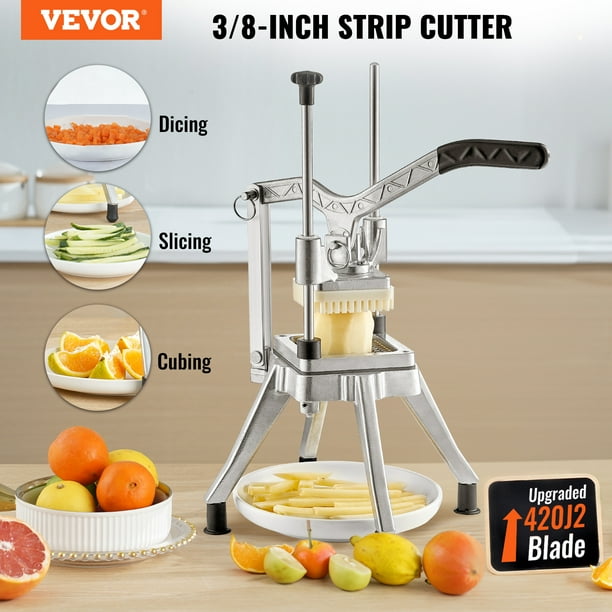 VEVOR 3/8 Comercial Verduras Dicer Fruit Dicer Food Shaper Tomate Slicer