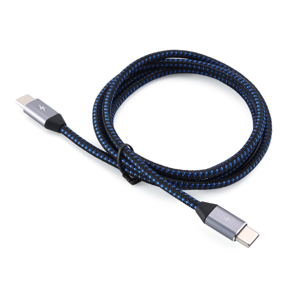 New! Double Head Type C Data Cable C To C Male To Male TypeC Braided