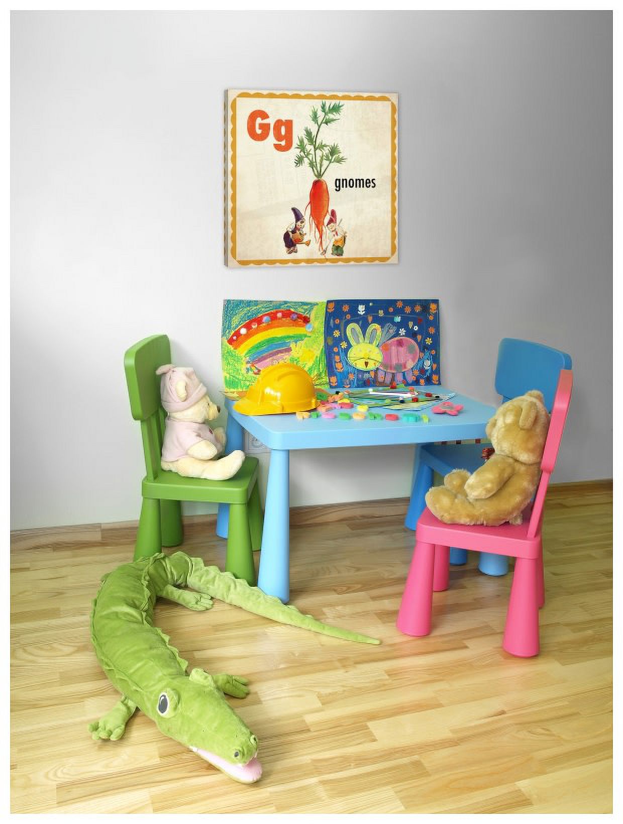 Marmont Hill "Gnomes" by Curtis Painting Print on Canvas