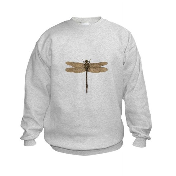 CafePress - Dragonfly Vintage Sweatshirt - Kids Sweatshirt, Youth Crew Neck Sweatshirt