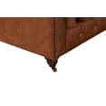 thumbnail image 5 of Crafters and Weavers Craftsman Mission Leather Arm Chair in Light Chestnut, 5 of 5