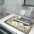 thumbnail image 5 of Farmhouse Rooster Dish Drying Mat 18x24 Inch Country Chicken Absorbent Dish Drainer Mat Reversible Countertops Protector Pad Kitchen Accessories, 5 of 6