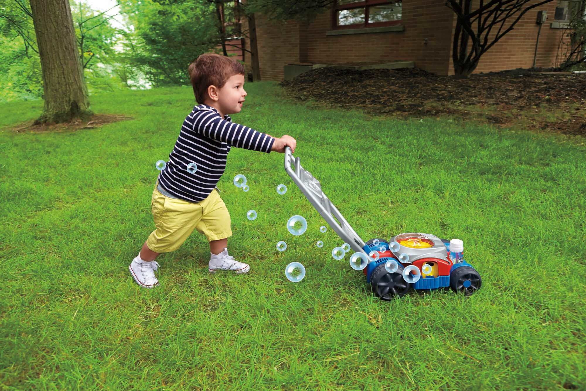 Fisher-Price Bubble Mower with Realistic Sounds, Push and Pull - 1