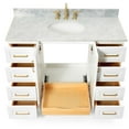 thumbnail image 6 of Ariel Q049SCW2OVOMNB Taylor 49" Free Standing Single Oval Basin Vanity Set - Blue, 6 of 7