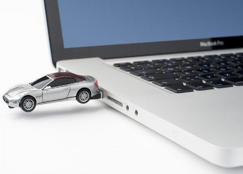 Totally Tablet CCS660363 Maserati Grancabrio Silver Touring 4 GB USB 2.0 Stick - image 4 of 5