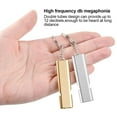 Jungdeepe Survival Whistle With Key Chain，Aluminum Alloy Dual Frequency