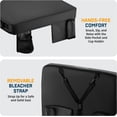 thumbnail image 3 of Portable Extra Thick Stadium Seat Cushion 21x15 Inch Waterproof Bleacher Cushion with Anti-Slip Bottom Pocket, 3 of 7