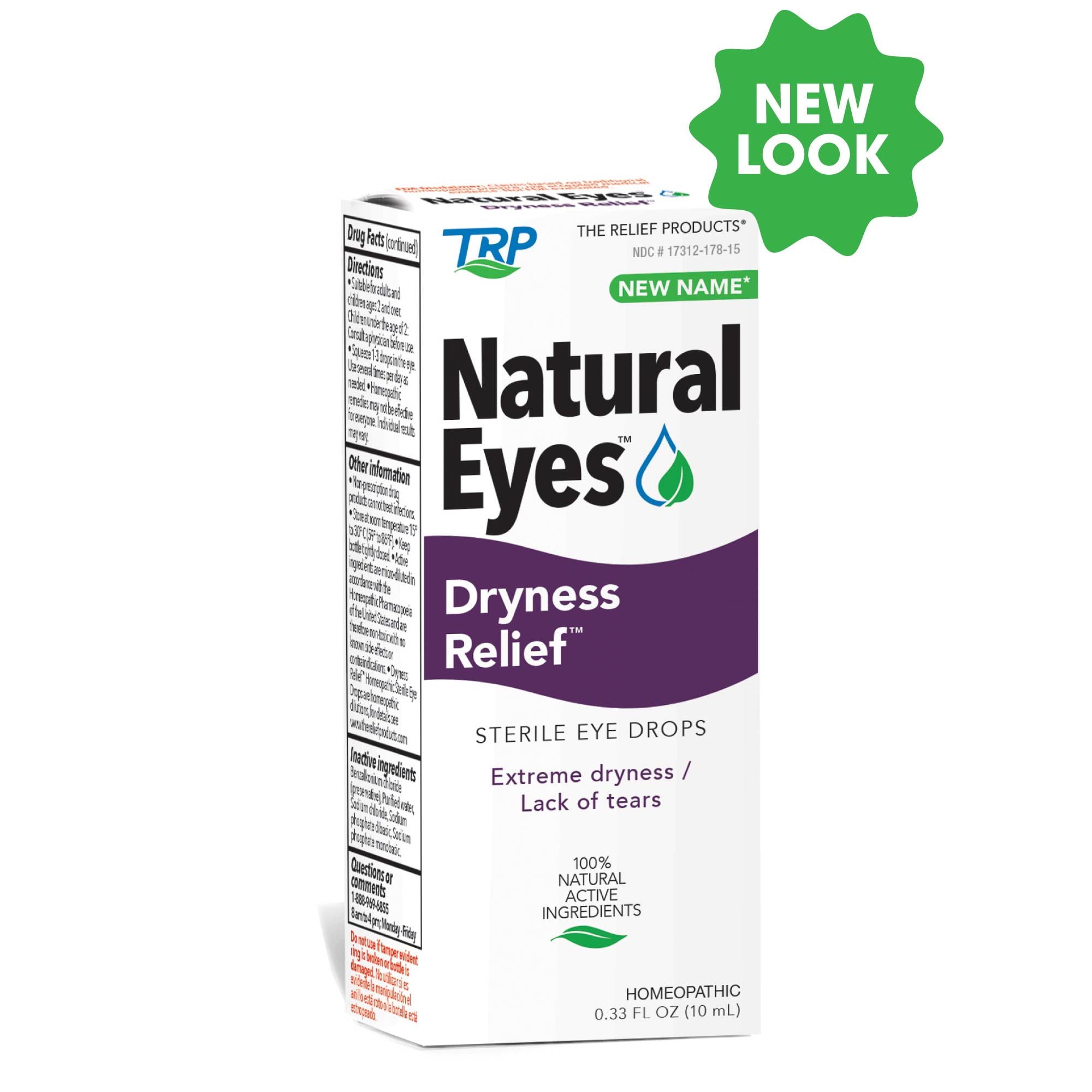 Natural Eyes™ Dryness Relief® Eye Drops, 0.33 fl oz