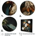 thumbnail image 3 of Designart "Buccaneer's Feathered Parrot I" People Framed Wall Art Decor - Modern Blue Pirate Entryway Framed Wall Art Print, 3 of 6