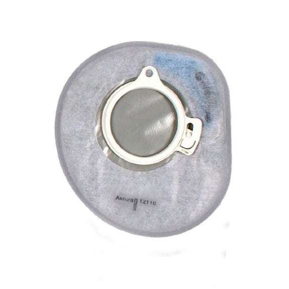 Ostomy Pouch Assura Two-Piece System 7 Inch Length Closed End Cut to Fit Green