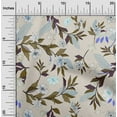 thumbnail image 2 of oneOone Cotton Cambric Light Beige Fabric Floral Fabric For Sewing Printed Craft Fabric By The Yard 42 Inch Wide, 2 of 4