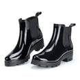 thumbnail image 1 of Jinsinto Bottes de Pluie Courtes pour Femmes Imperméables à Enfiler Bottillons à la Cheville, Taille 39, 1 of 5