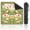 Color 1, variant on American Mahjong Mat with Carrying Bag 31.5" x 31.5" Non-Slip Noise Reduction Elegant Floral Pear Green Yellow Vintage Design Table Mat for Poker Dominoes Card Board Game Gifts
