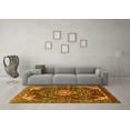 thumbnail image 3 of Ahgly Company Indoor Square Persian Yellow Traditional Area Rugs, 3' Square, 3 of 4