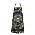 thumbnail image 2 of Picia Dot Mandala Waterproof Apron for Unisex Adult - Adjustable Bib Apron with Pockets, Ideal for Cooking, Gardening, Painting, and Household Chores, 2 of 9