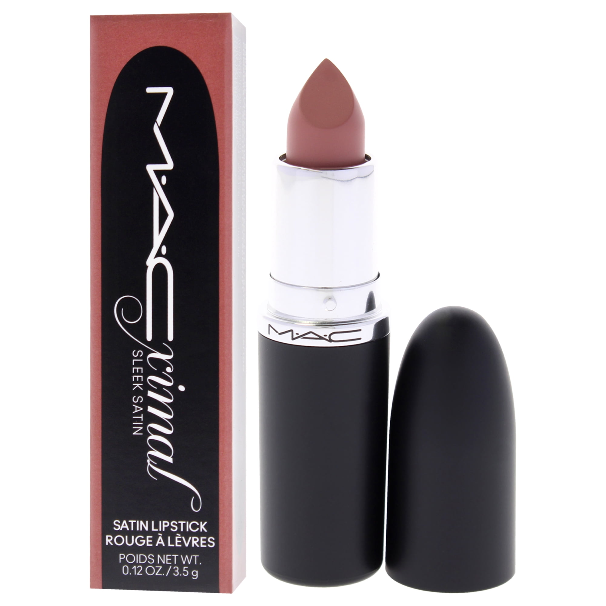 Macximal Satin Lipstick - 835 Modesty by MAC for Women - 0.12 oz Lipstick
