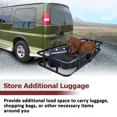 thumbnail image 3 of Kojem Hitch Cargo Carrier Rack 60"x21"x6" for 2"x2" Hitch Receiver Van SUV Truck Trailer 550lbs Folding Rear Luggage Basket Hitch Mount Cargo Rack, 3 of 11