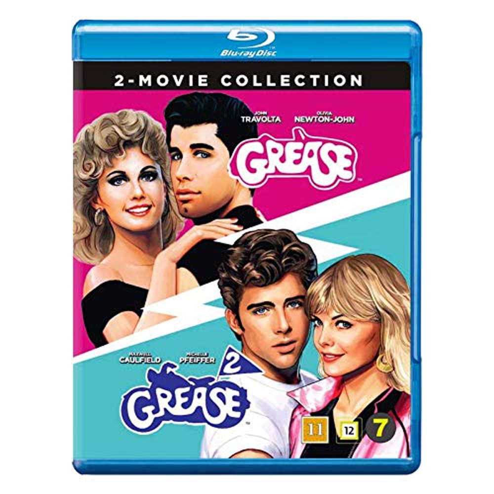 Grease / Grease 2 [ BluRay, Reg.A/B/C Import Denmark ]