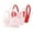 Red, variant on GUZOM Womens Lace Bras 3 Pack - White, Size 38, Comfortable Stretchy, Everyday Wear, Breathable Nylon Spandex, Inclusive Fit