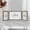 Dark Brown, variant on 5x7 Picture Frame 3 Picture Frames 4x6 5x7 Photo Frames Trifold Triple Collage Rustic Wood Vertical Horizontal Desk Wall Display Decor, Unique Wedding Birthday Gifts for Women Mom Family Friends