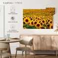 thumbnail image 5 of Elephant Stock Endless Sunflower Field Wall Art - Horizontal Canvas Wall Art - Living Room Wall Decor - Nature Canvas - Gold And Green Decor - 12" x 8", 5 of 8