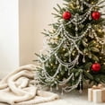 thumbnail image 6 of Clear Acrylic Crystal Swag Garland Ornaments,3Pcs Triple Layer Teardrop Bead Chain with Hooks for Christmas Tree, Wedding Mantel Party Home Decor, 11.81in by XSAOP, 6 of 8