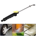 thumbnail image 2 of Uds. Pistola lavadora de alta presión de 48cm, extensión Flexible de acero inoxidable, salida de agua ajustable para limpiar coches, paredes y suelos, 2 of 5