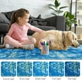 thumbnail image 5 of Wondo 5' x 8' Low Pile Area Rugs, Machine Washable Rug for Living Room, Bedroom, Kids' Room & High-Traffic Areas, Light Blue, 5 of 7