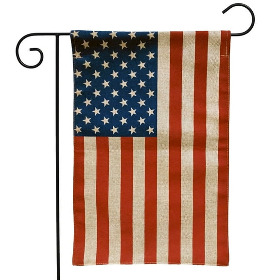 Briarwood Lane American Flag Burlap Garden Flag