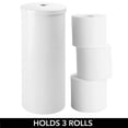 thumbnail image 4 of Organizador de papel higiénico mDesign Aura Collection blanco, 4 of 6