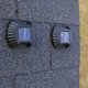 thumbnail image 5 of Naiovety Paquete de 4 luces de pared con energía solar, impermeables, para exteriores, jardín, camino, parque, porche, patio, calle, césped, Iluminación y accesorios Luz calida, 5 of 6