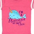 thumbnail image 4 of Inktastic Cute Narwhal I'm a Unicorn of the Sea Girls Baby Bodysuit, 4 of 5
