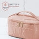 thumbnail image 4 of Bolsa de cosméticos portátil, gran capacidad, doble cremallera, bolsa de lavado multifunción, bolsa de almacenamiento de viaje portátil, 4 of 6