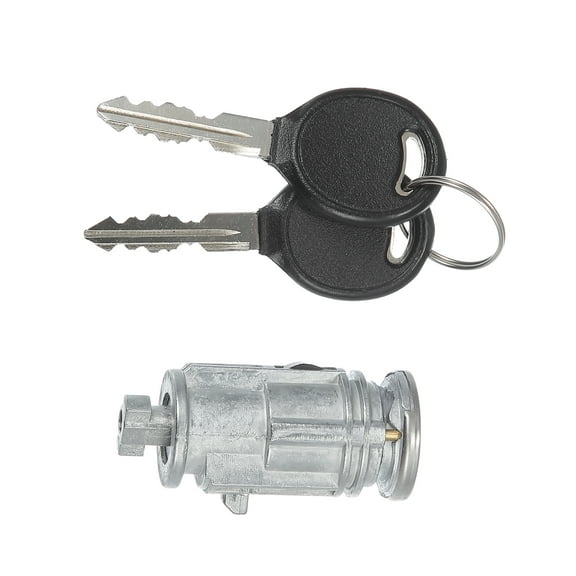 1 Set Ignition Switch Lock Cylinder for Dodge Dakota 2001-2010 with 2 Keys NO.5018702AA Silver Tone