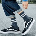 thumbnail image 5 of Men's Autumn Winter Mid-Calf Socks, Random Color, Anti-Odor, Sweat Absorbing, Breathable Comfortable Couple Sports Socks, Multiple Pack Options, 5 of 10