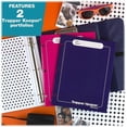 thumbnail image 4 of HZXC-Trapper Keeper Binder, Retro Design, 1 Inch Binder, 2 Folders and Extra Pocket, Metal Rings and Spring Clip, Secure Storage, Animal, School Supplies (260038CP1-ECM), 4 of 4