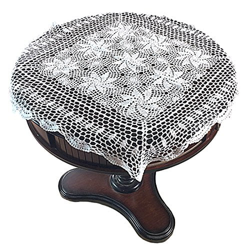 Dining Kitchen Home Handmade Crochet Vintage Lace Table cover Tablecloth 30x60