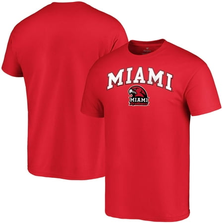 Miami University RedHawks Campus T-Shirt - Red