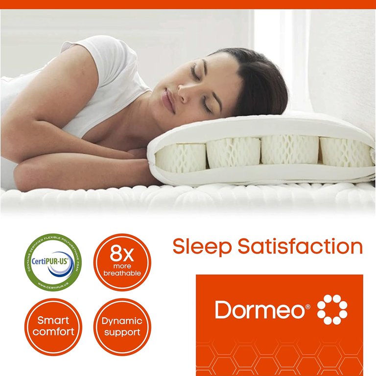 Dormeo True Evolution Bed Pillow Low Profile Standard Cooling