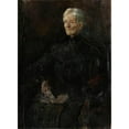 thumbnail image 2 of Christian Krohg 19x24 Gold Ornate Framed and Double Matted Museum Art Print Titled - Portrait of Mrs. Betsy Gude (1910), 2 of 4